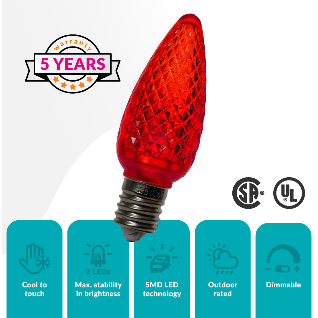 100ft Roofline Bundle - C9 Bulbs