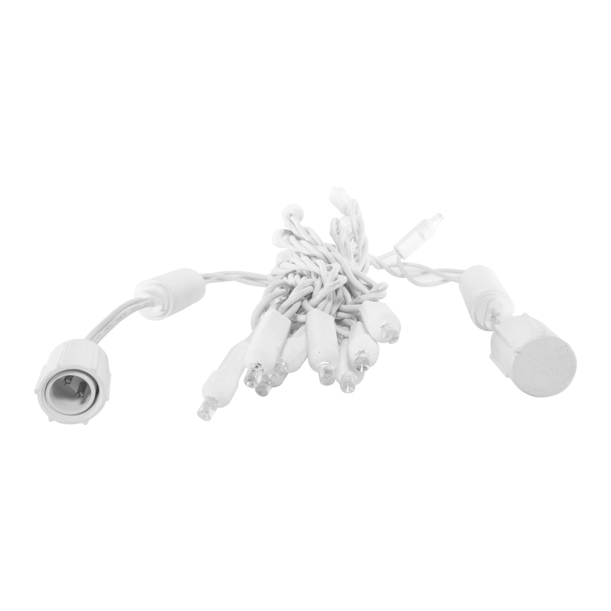 Twinkle Curtain Lights - White Wire - 20 LED (7 ft)