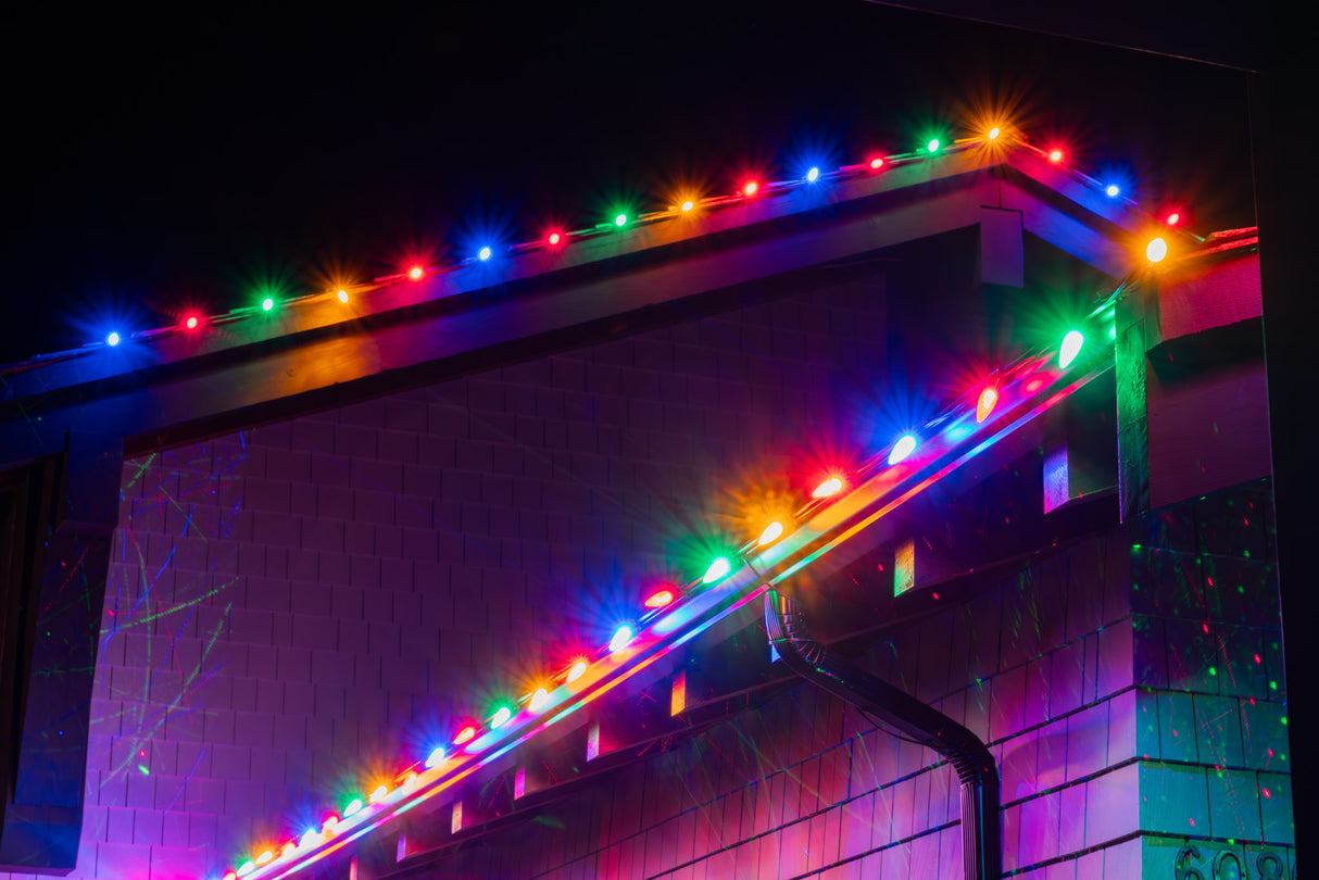 100ft Roofline Bundle - C9 Bulbs