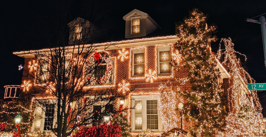 Installing Christmas Lights on Difficult Surfaces