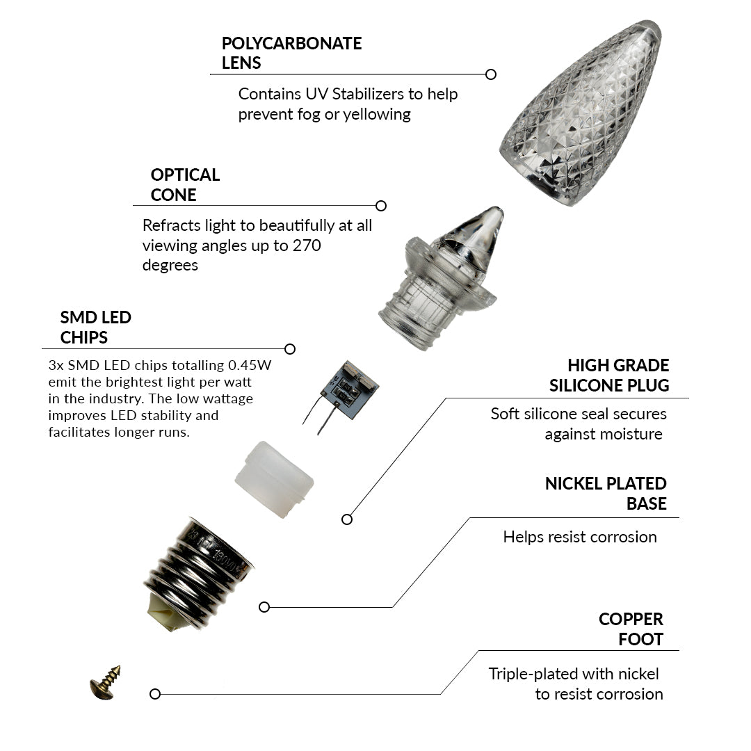 C9 Bulbs (Case of 500) Preorder