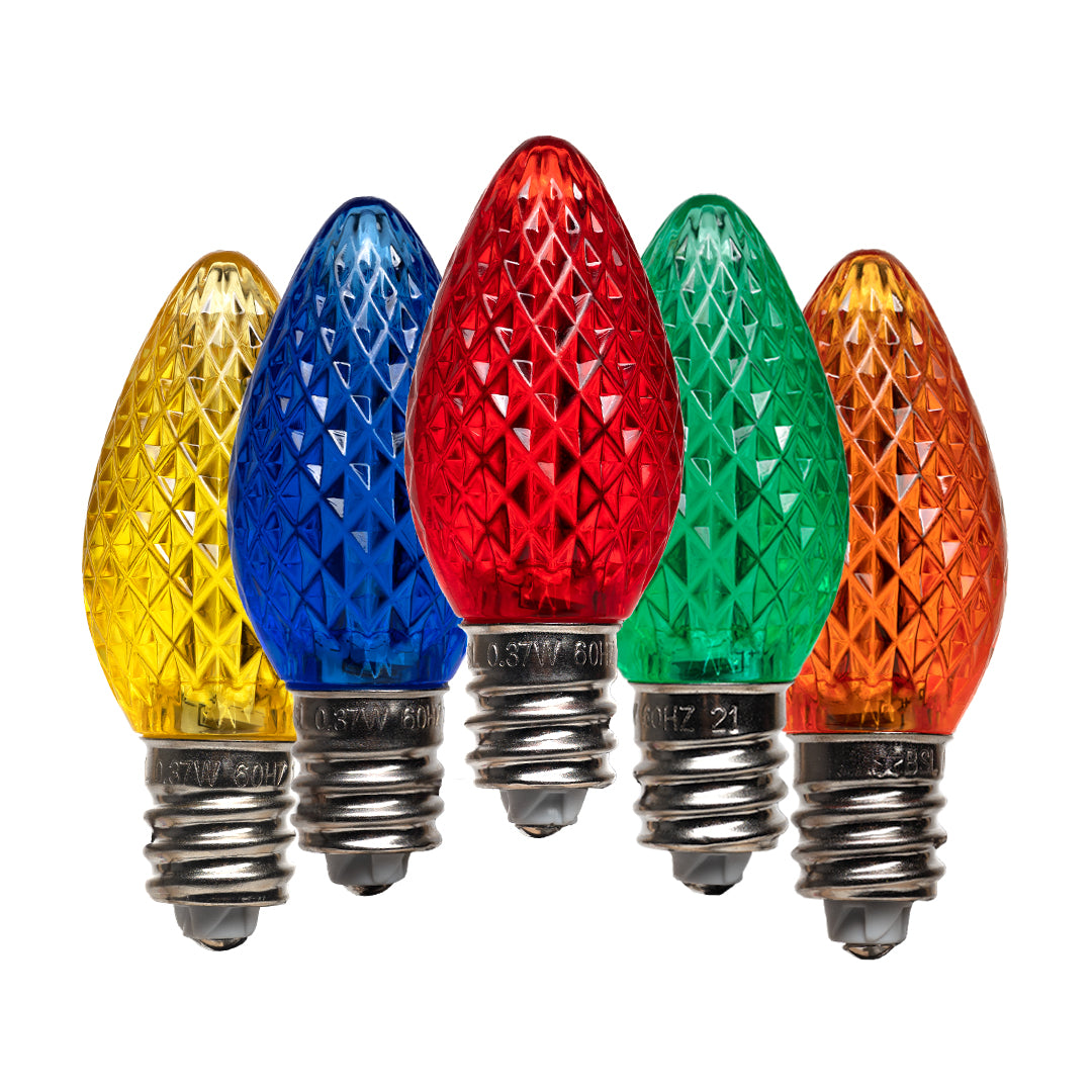 C7 Faceted Bulb