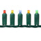 Steady Mini Lights - Green Wire (25 ft) Multi Color