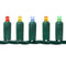 Steady Mini Lights - Green Wire - Standard Plug (25 ft) Multi Color