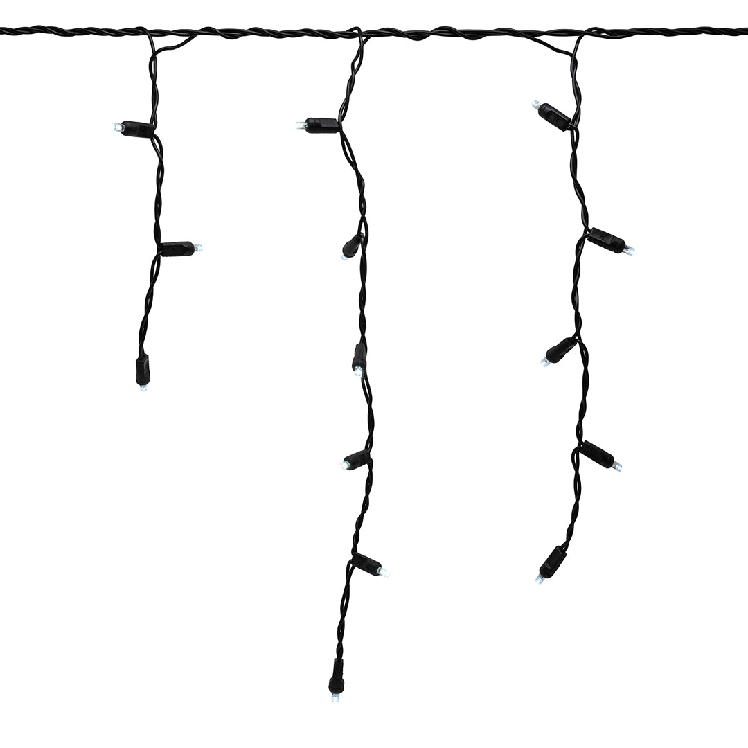 Icicle Lights - Black Wire (7 ft)