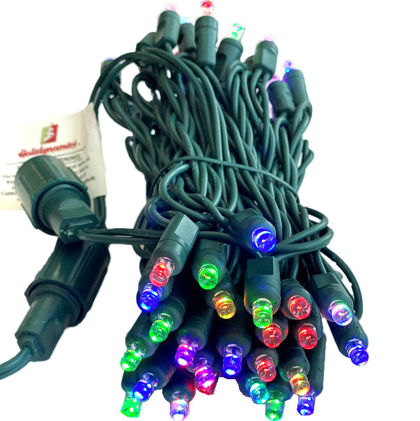 Mini Lights - RGBWW - Green Wire (25 ft)