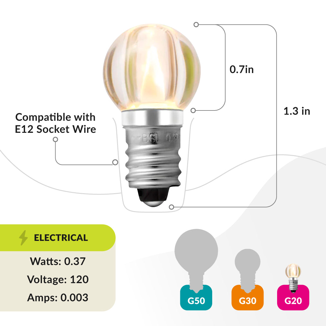 G20 Bulbs (Case of 500) Preorder