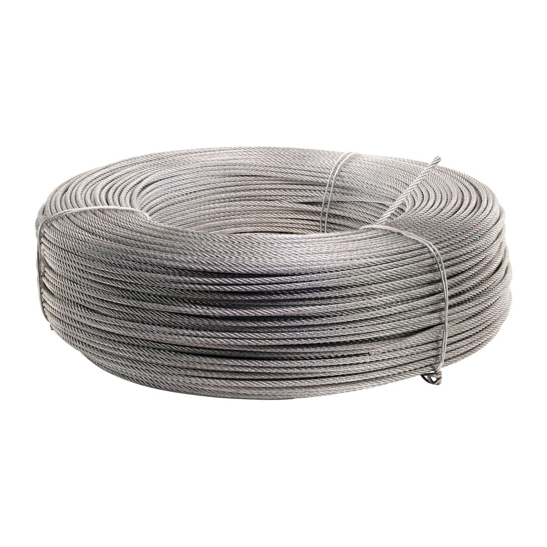 Wire Rope 1/8 in (1000 ft) - Galvanized – Big Star Lights