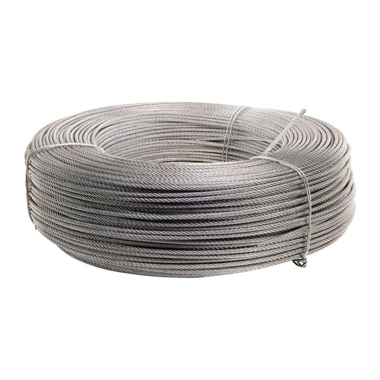 Wire Rope 1/8 in (1000 ft) - Galvanized