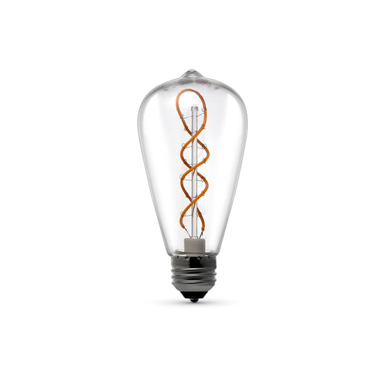 ST64 Spiral Filament Bulb (Warm-White)